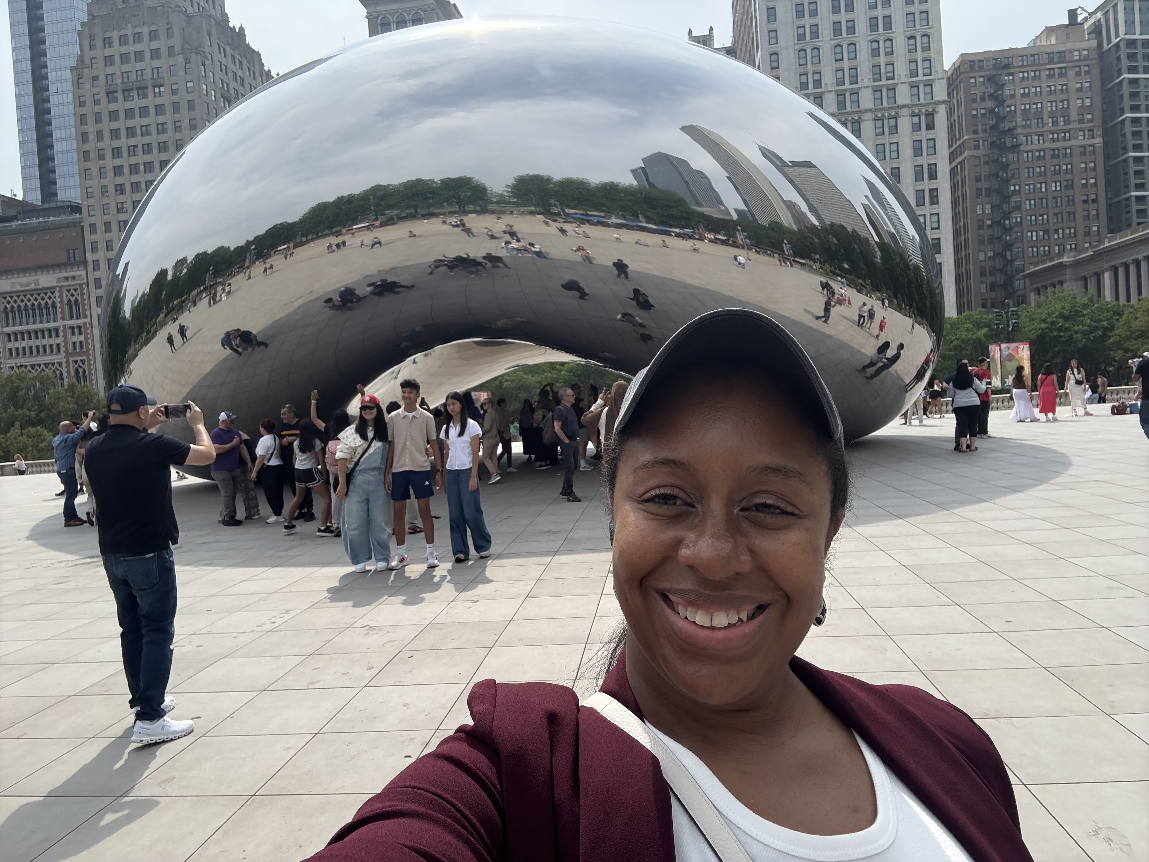 Tamara exploring Chicago